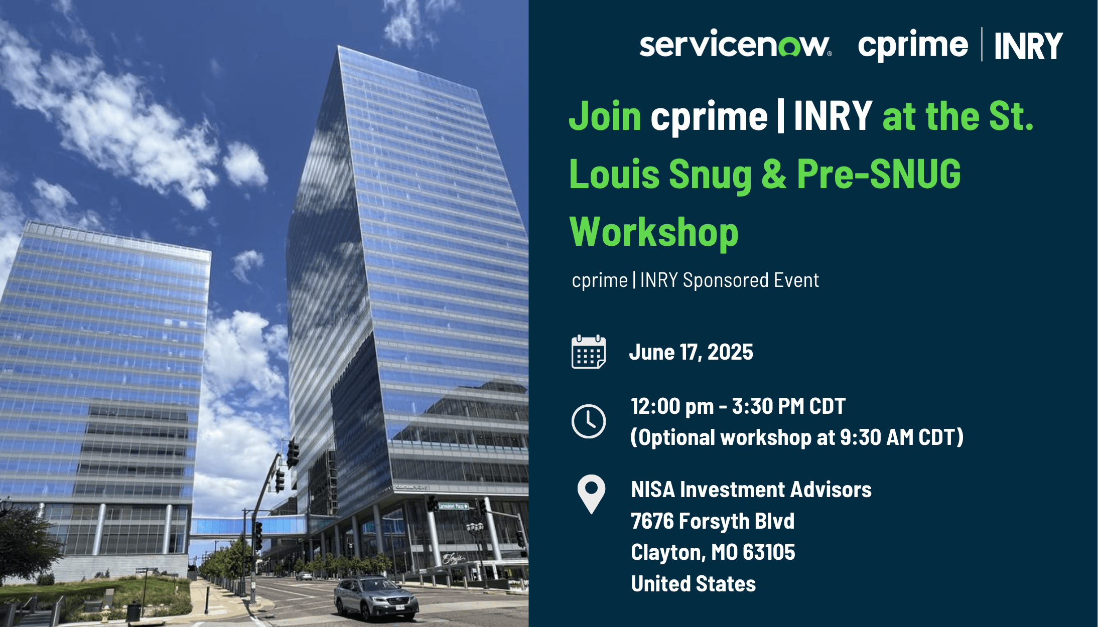 Join Us at the ServiceNow SNUG St. Louis